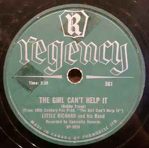 Little Richard And His Band - The Girl Can't Help It (Shellac, 10")