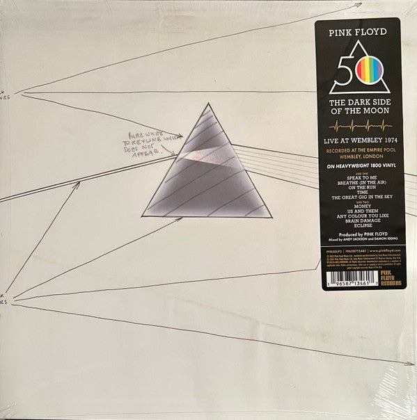 Pink Floyd - The Dark Side Of The Moon (Live At Wembley 1974) (LP, Album, 180)