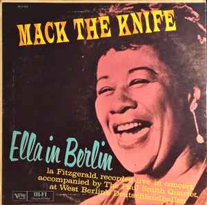 Ella Fitzgerald - Mack The Knife - Ella In Berlin (LP, Mono)
