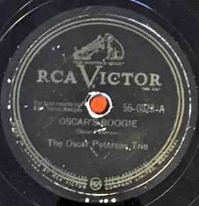 The Oscar Peterson Trio - Oscar's Boogie / Poor Butterfly (Shellac, 10", Single)