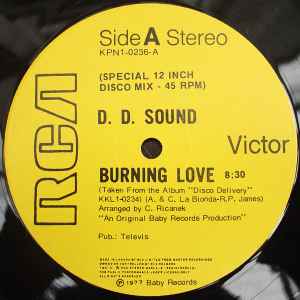 D. D. Sound - Burning Love (12", Mono)