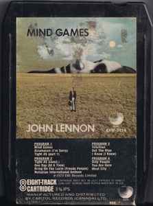 John Lennon - Mind Games (8-Trk)