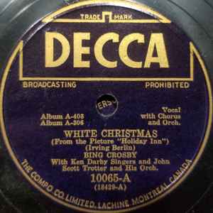 Bing Crosby - White Christmas (Shellac, 10")