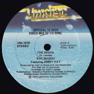 Kat Mandu Featuring Jimmy Ray - The Break (12")