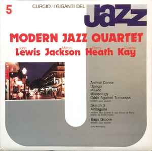 Modern Jazz Quartet / John Lewis, Milton Jackson - I Giganti Del Jazz Vol. 5 (LP, Comp)