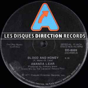 Amanda Lear - Blood And Honey (12")