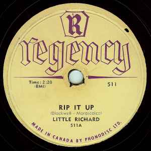 Little Richard - Rip It Up / Ready Teddy (Shellac, 10", Single)