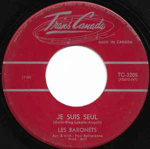 Les Baronets - Je Suis Seul (7", Single)