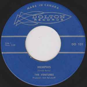 The Ventures - Memphis / San Antonio Rose (7", Single)