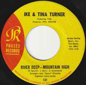 Ike & Tina Turner Featuring Tina - River Deep - Mountain High  (7")